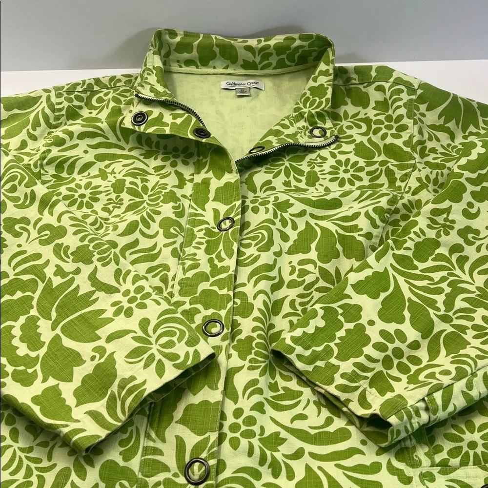 Cold Water Creek Spring Cotton Jacket - Picture 6 of 14